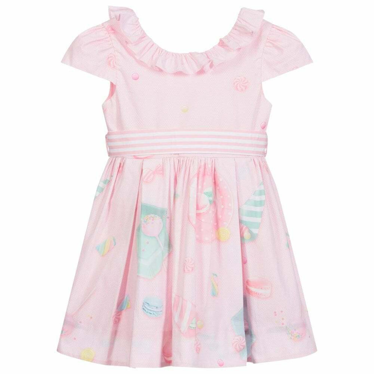lapin house pink dress Lapin House Girls Pink Floral Dress
