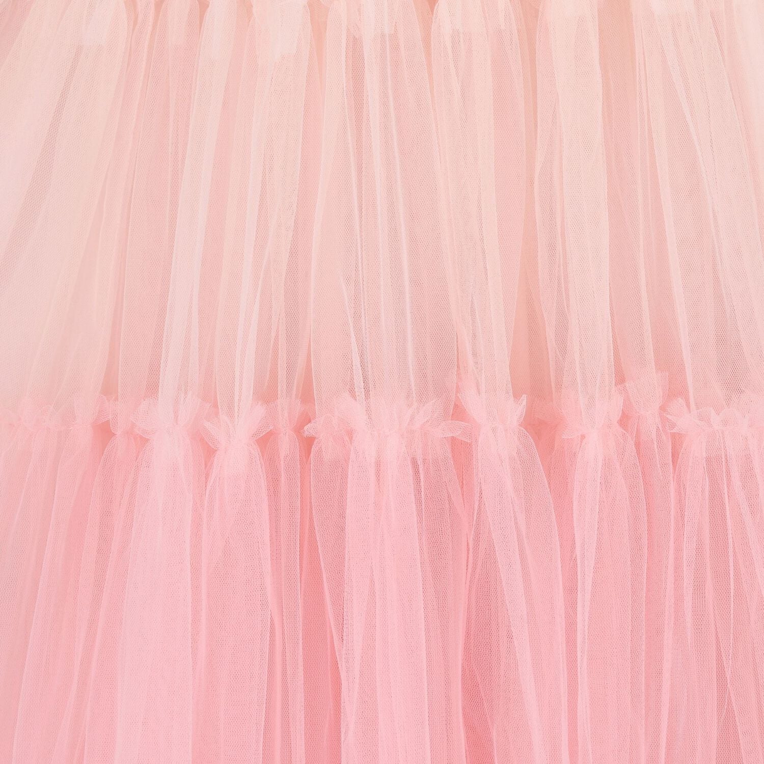 Girls Pink Embellished Ruffle Tulle Dress, 1, hi-res