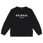 Black Logo Sweatshirt, 1, hi-res