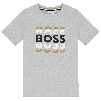Boss Men's Monogram-Filled Logo T-Shirt