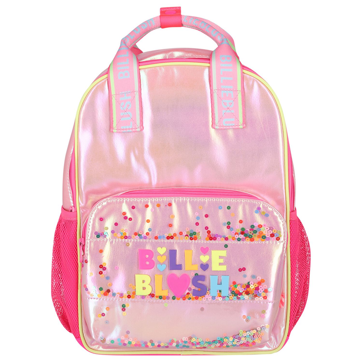 Girls Pink Logo Backpack ( 35cm ), 1, hi-res