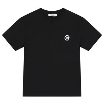 Boys Black Logo T-Shirt