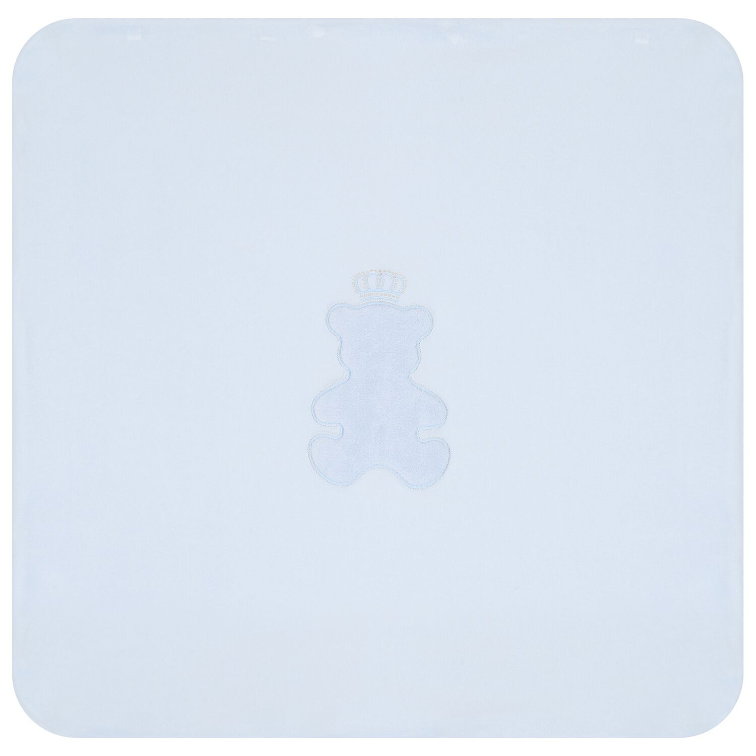 Baby Boys Blue Teddy Bear Blanket, 2, hi-res image number null