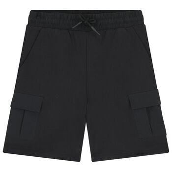 Boys Boys Black Logo Shorts