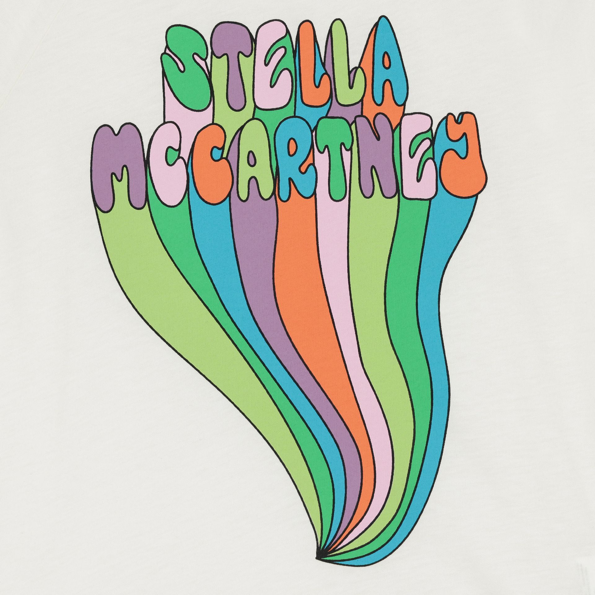 Stella McCartney Girls Ivory Logo T-Shirt | Junior Couture USA