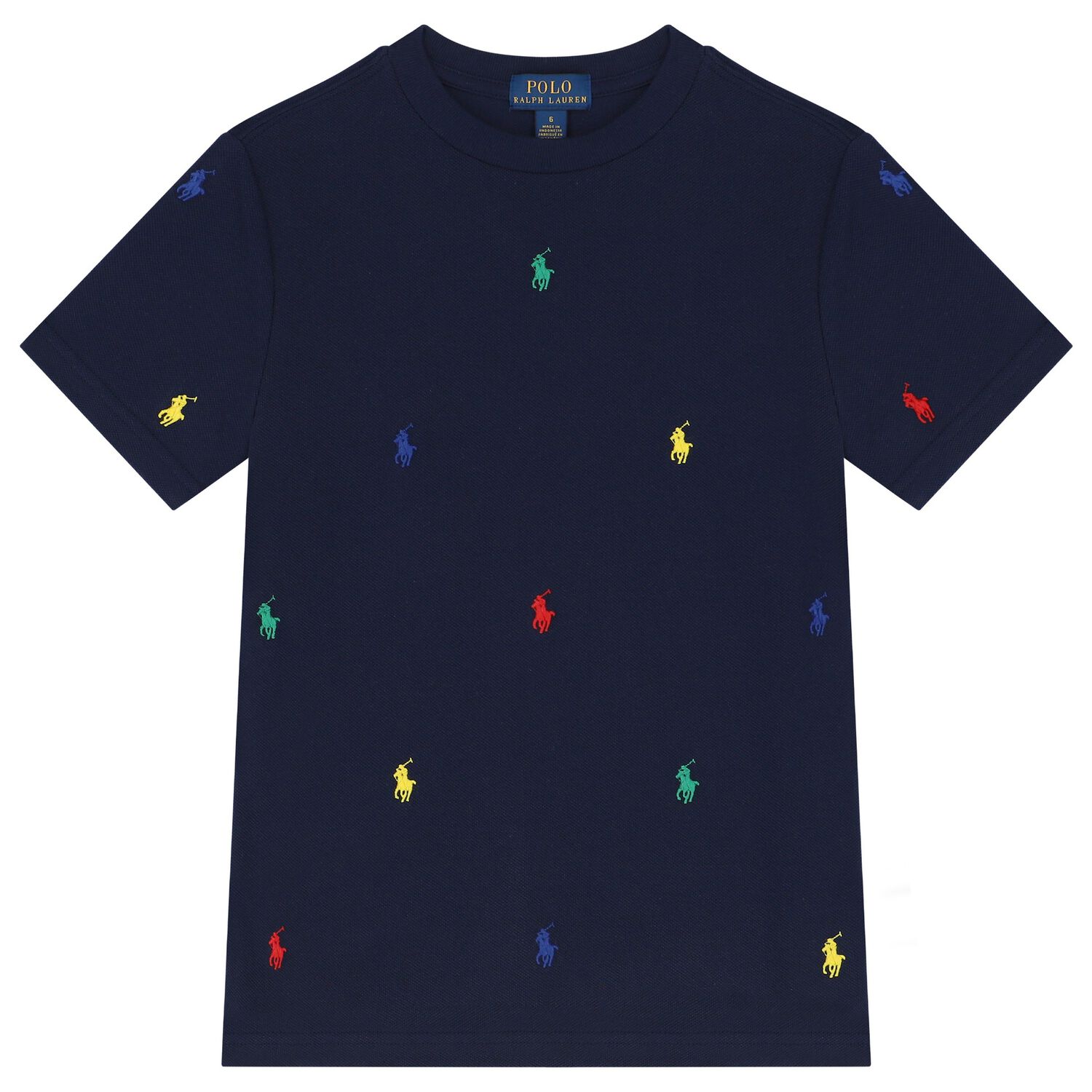 Boys Navy Blue Logo T-Shirt, 1, hi-res image number null