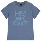 Boys Blue Logo T-Shirt, 1, hi-res