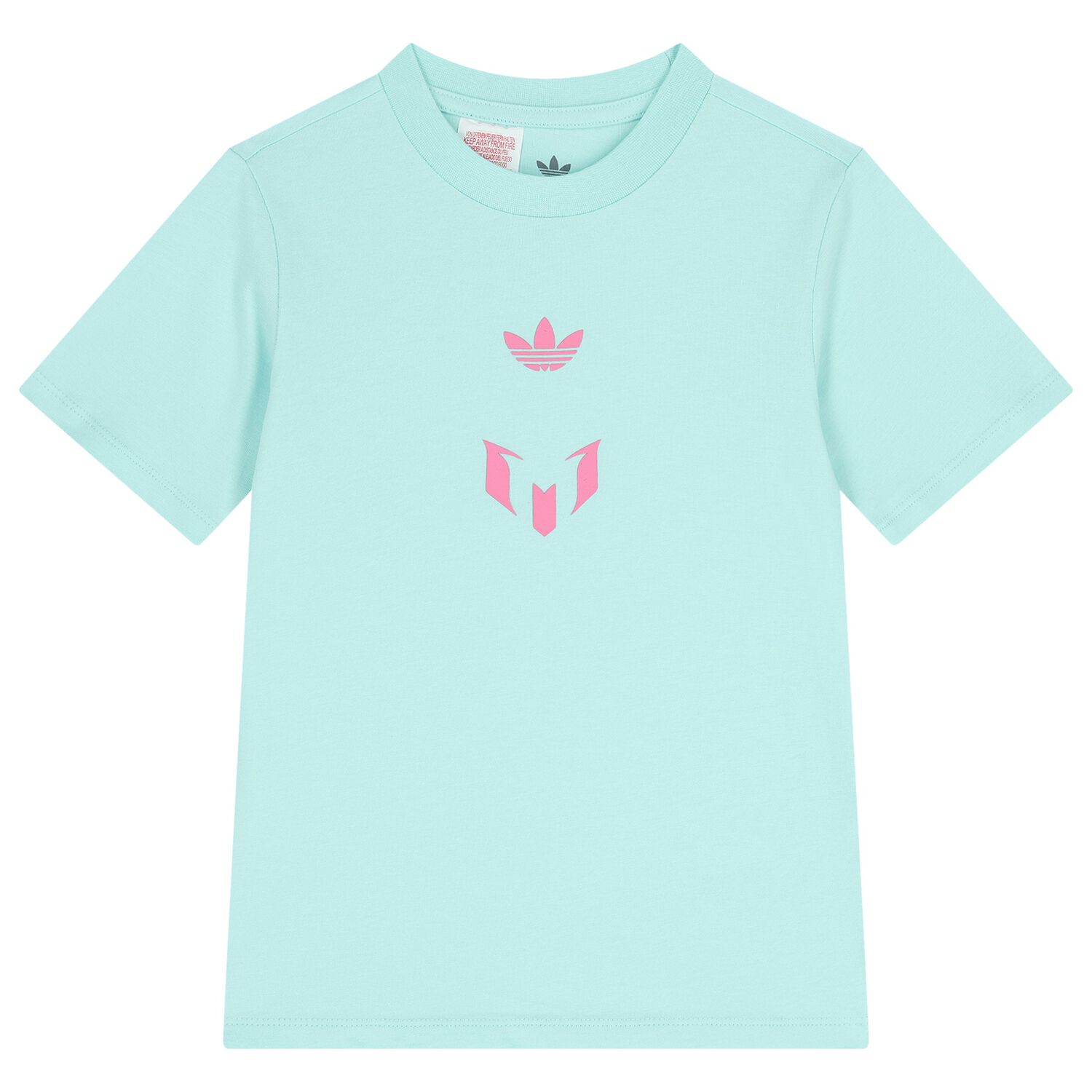 Girls Green Logo Messi T-Shirt, 1, hi-res