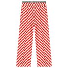 Girls Ivory & Red Zigzag Striped Trousers, 1, hi-res