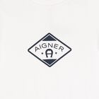 Boys White Logo T-Shirt, 1, hi-res