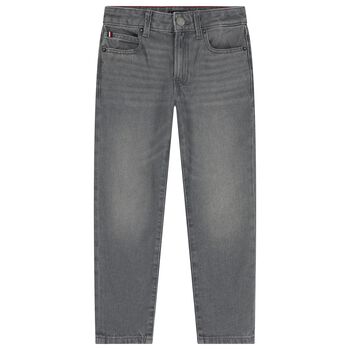 Boys Grey Denim Jeans