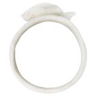 Baby Girls White Flower Knitted Headband, 3, hi-res