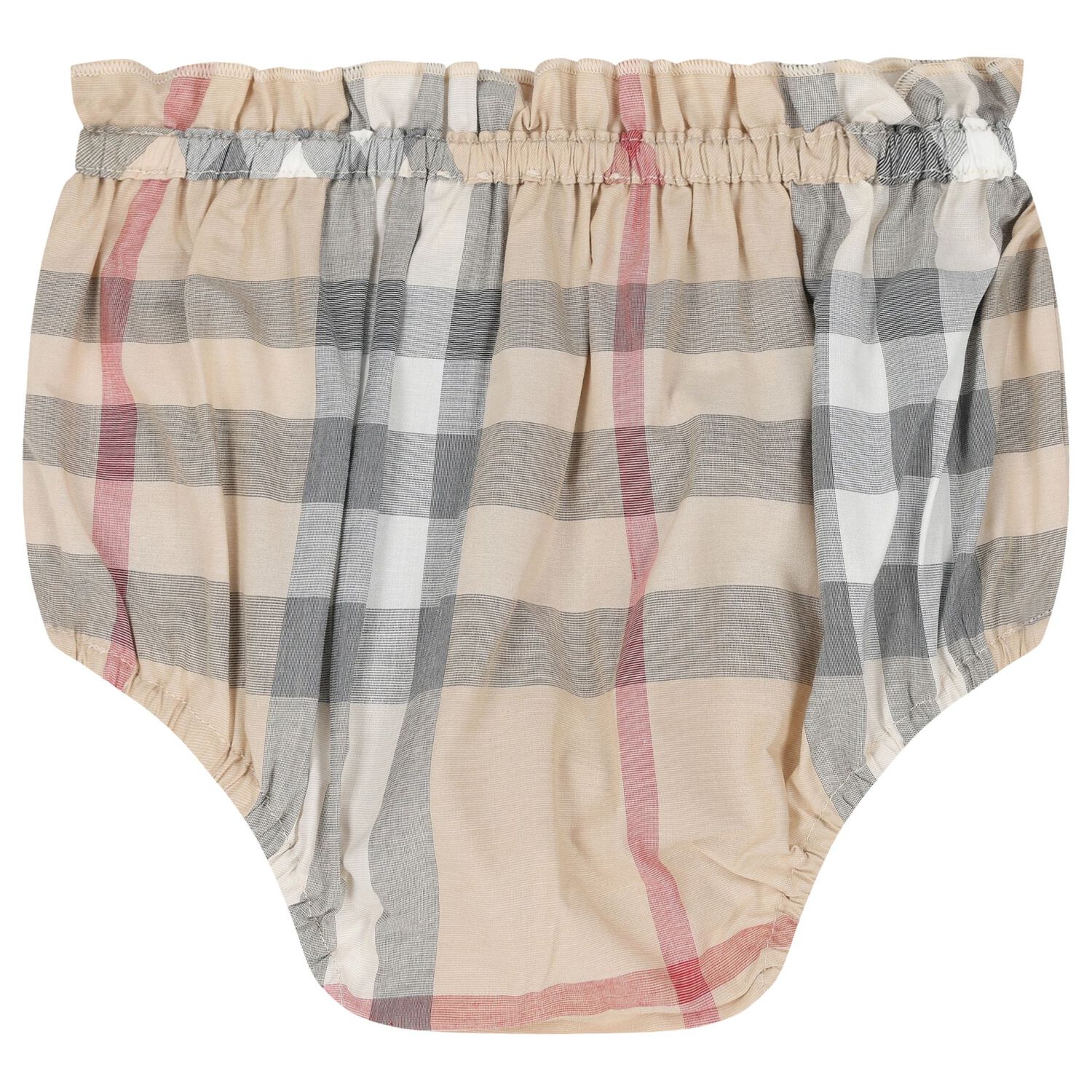 طقم فستان منقوش باللون البيج الباهت للبنات الصغار, 1, hi-res image number null