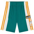 Boys White & Green Logo Shorts Set, 1, hi-res