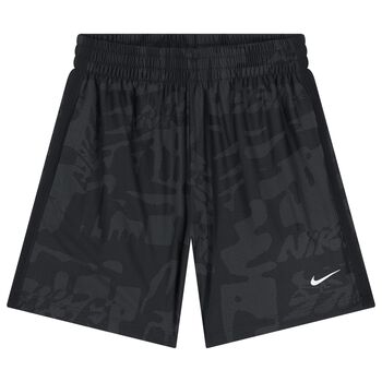 Boys Black Logo Shorts