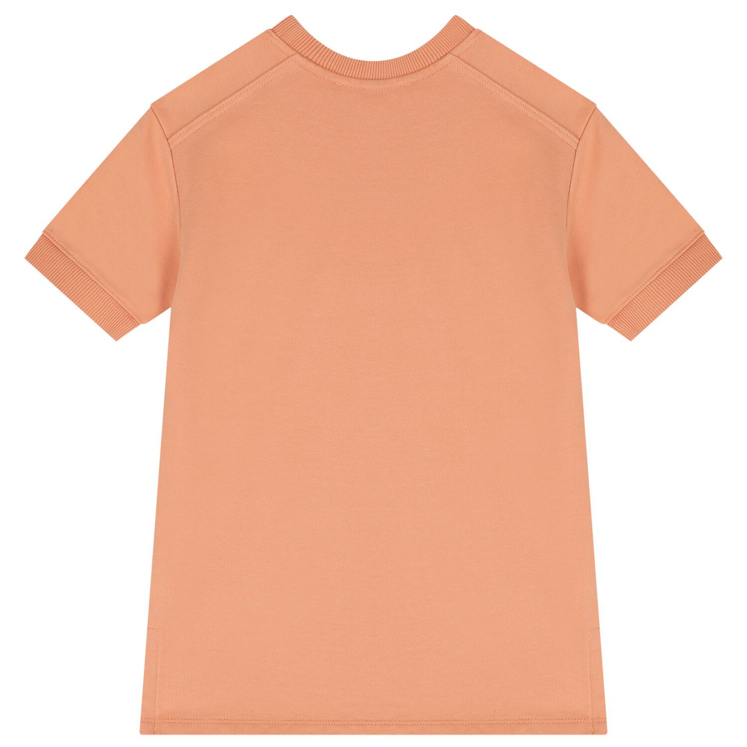 Girls Mini Me Orange Logo Sweatshirt Dress, 2, hi-res