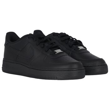 Nike Kids Black Air Force 1 Trainers, 1 Black Air Force 1 Trainers