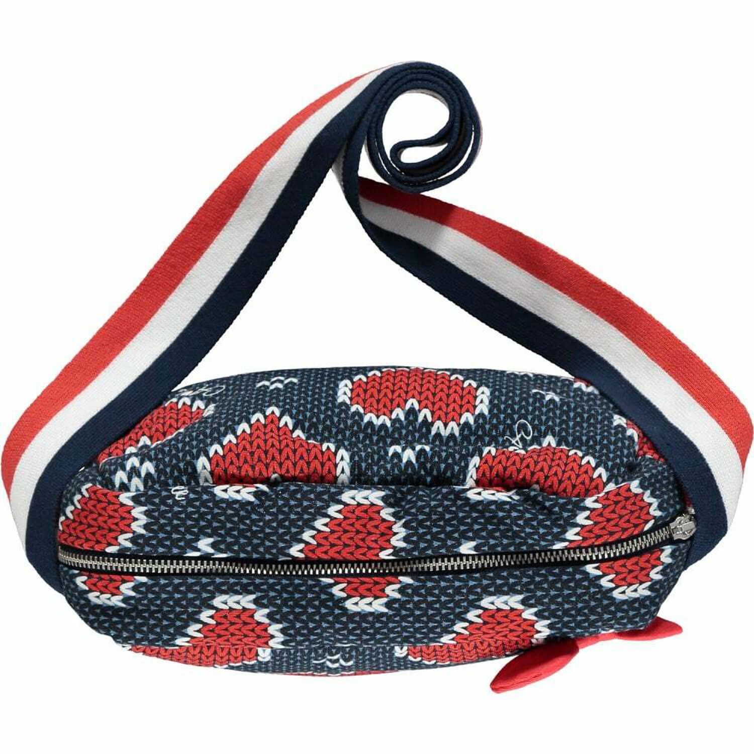 Girls Navy & Red Handbag, 1, hi-res