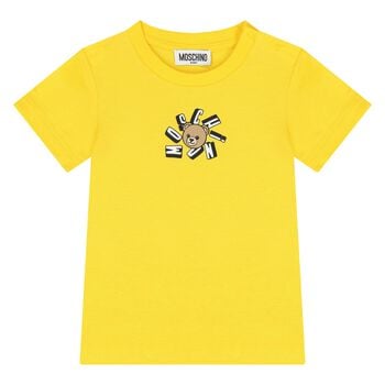 Younger Yellow Teddy Bear Logo T-Shirt