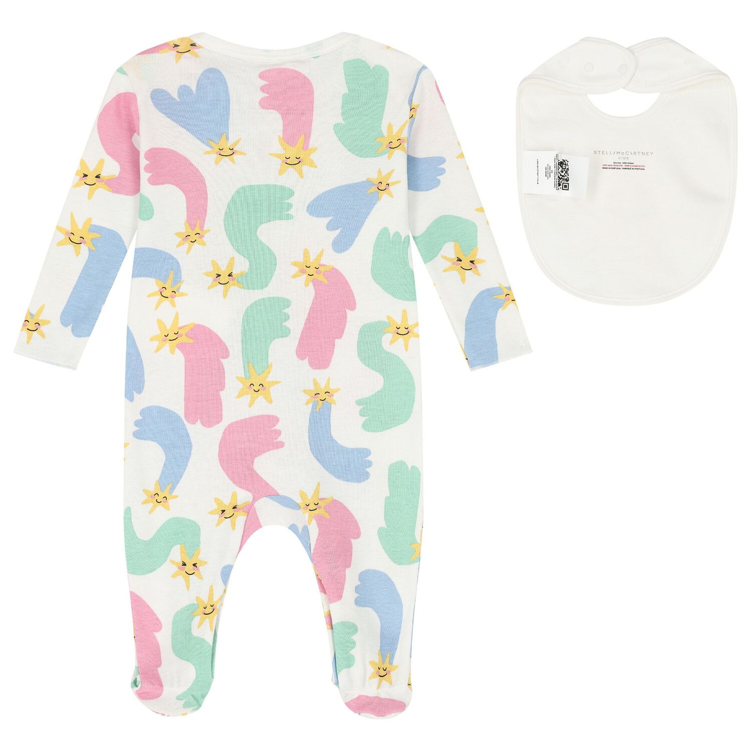 Baby Girls Ivory Shooting Stars Babygrow Gift Set, 1, hi-res