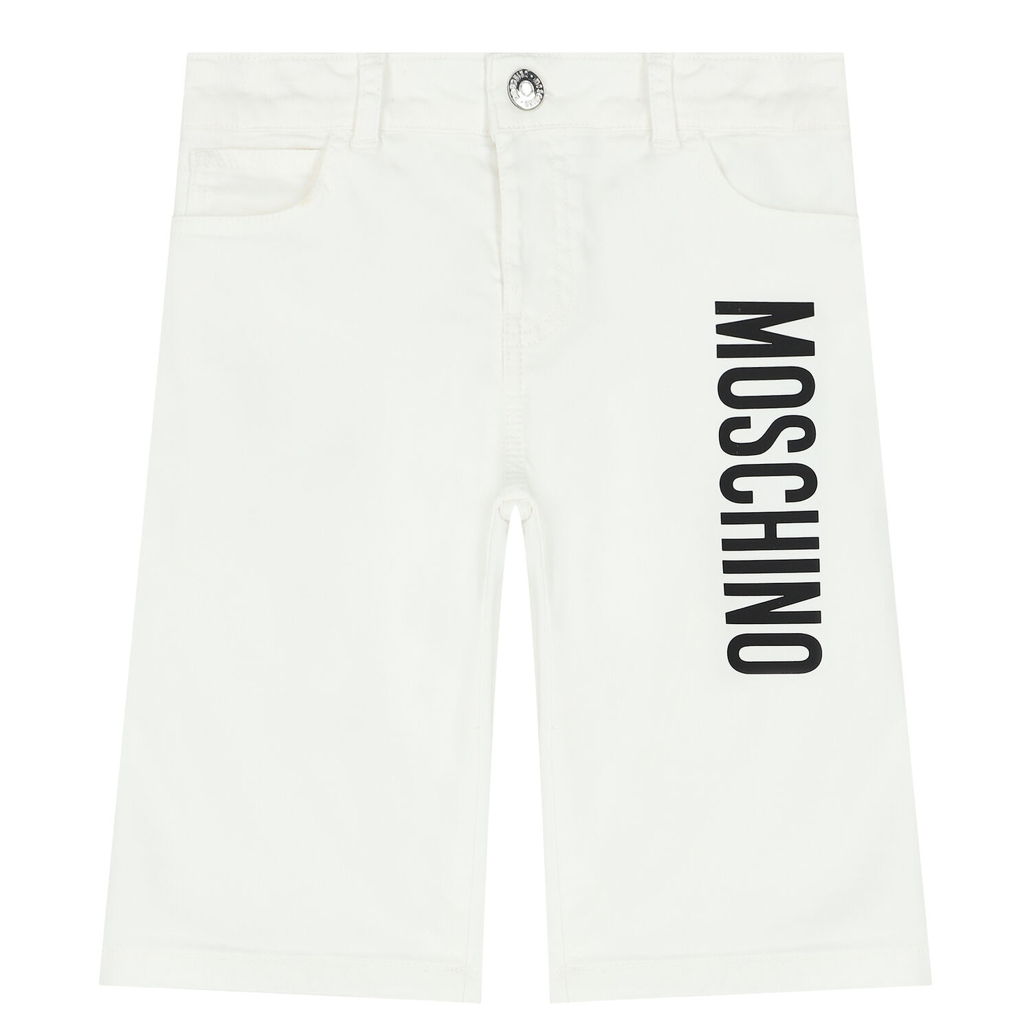 Boys White Logo Shorts, 1, hi-res image number null