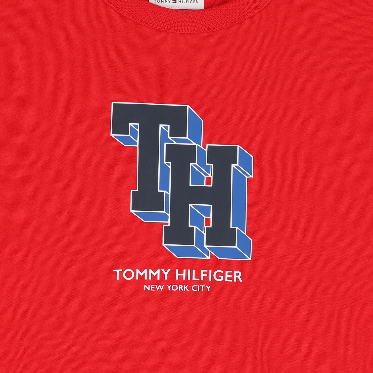 Boys Red Logo T-Shirt, 4, hi-res