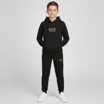 بدله رياضيه بالشعار للاولاد باللون الاسود 