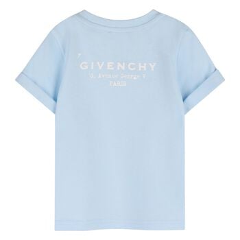 Younger Boys Blue Logo T-Shirt