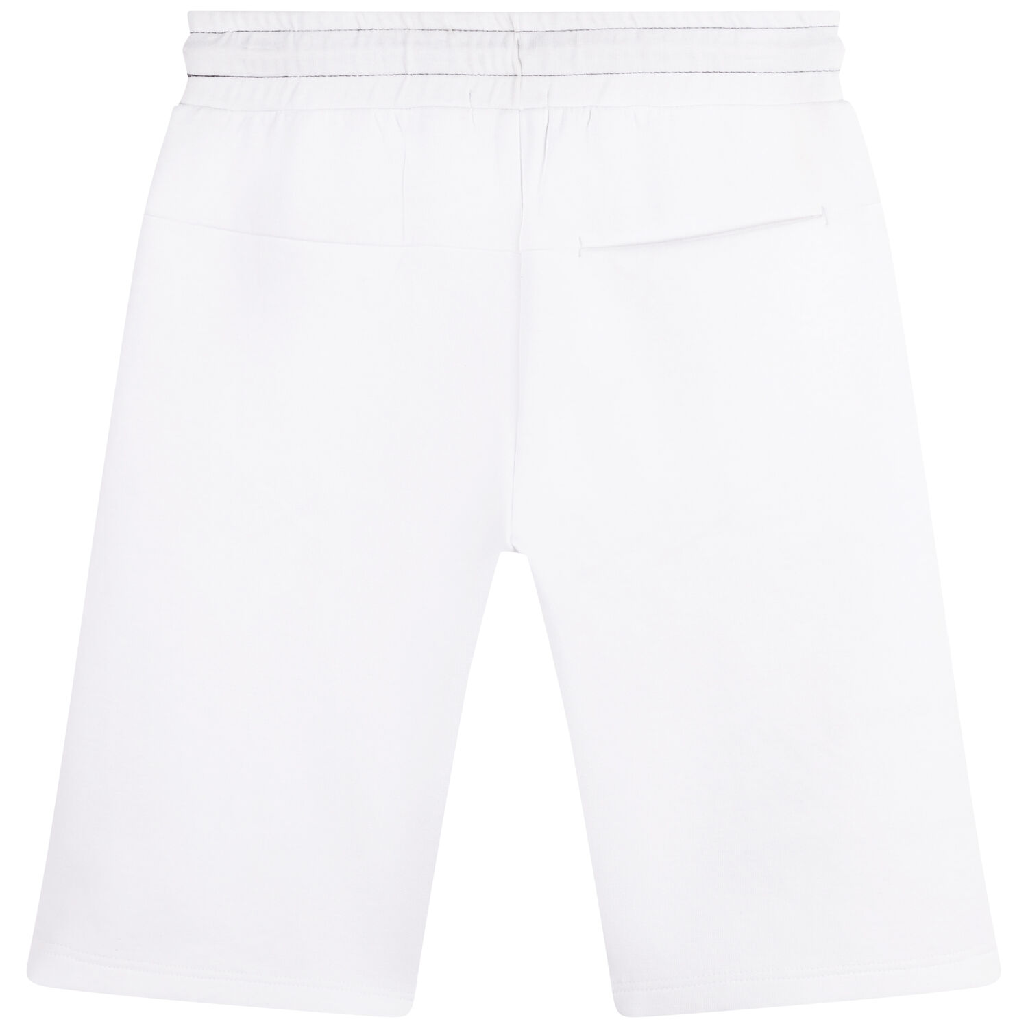 Boys White Logo Shorts, 1, hi-res