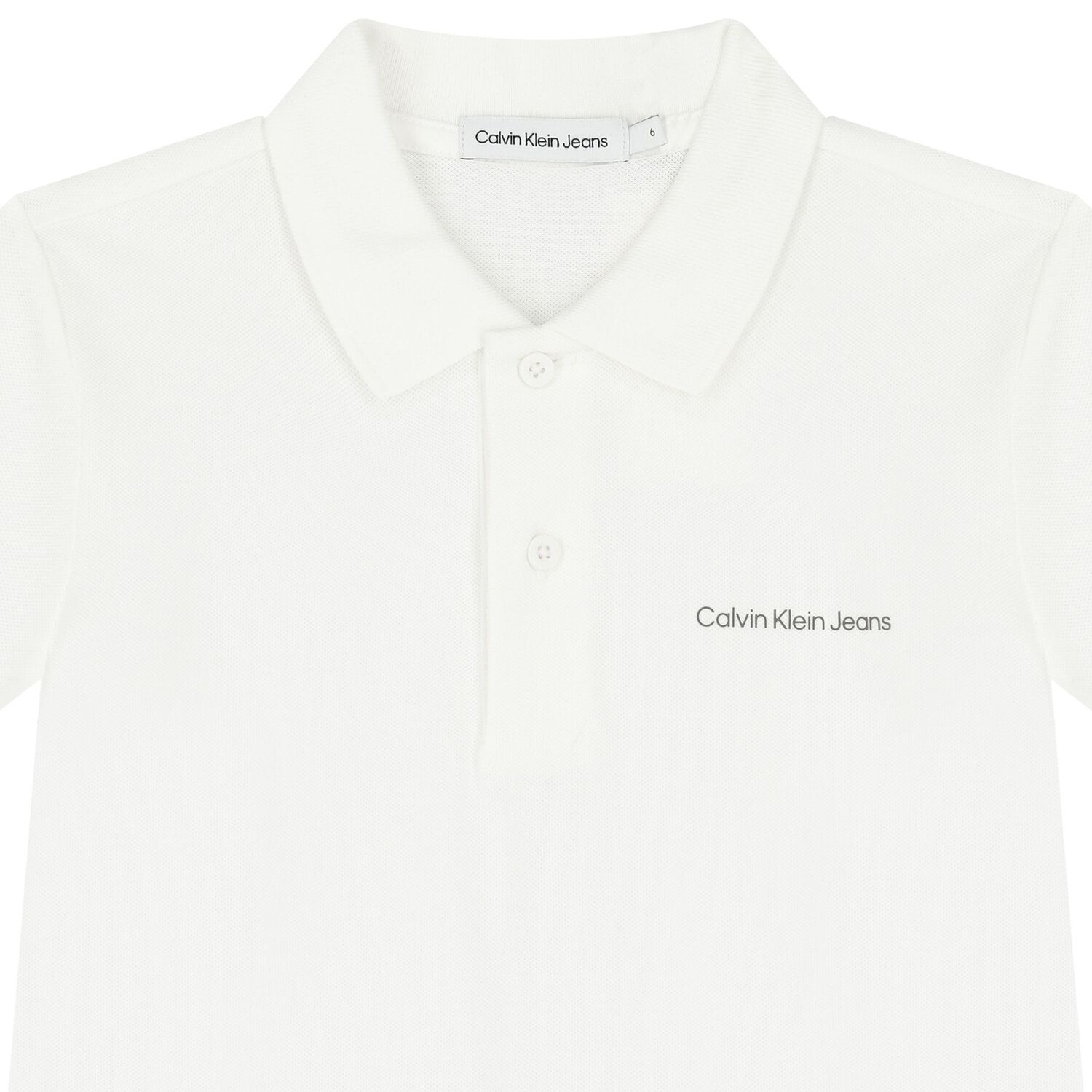 Boys White Logo Polo Shirt, 1, hi-res image number null