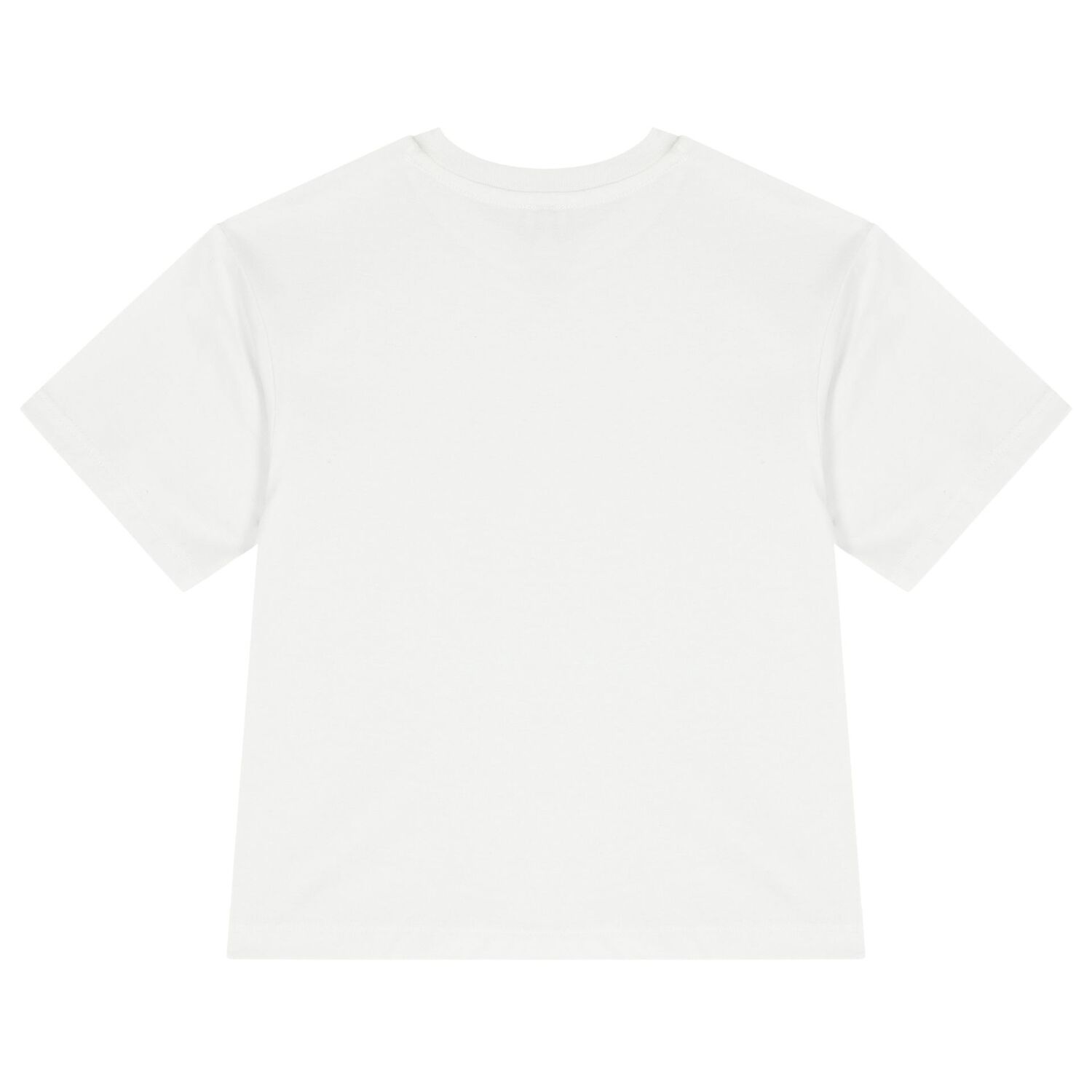 White Logo Smiley World T-Shirt, 1, hi-res