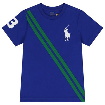 Boys Blue Logo T-Shirt