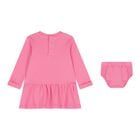 Baby Girls Pink Logo Dress Set, 3, hi-res