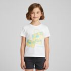 Girls White Logo Bag T-Shirt, 1, hi-res