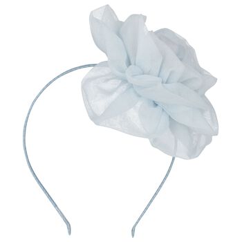 Girls Blue Flower Headband