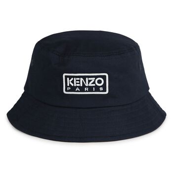Navy Blue Logo Bucket Hat