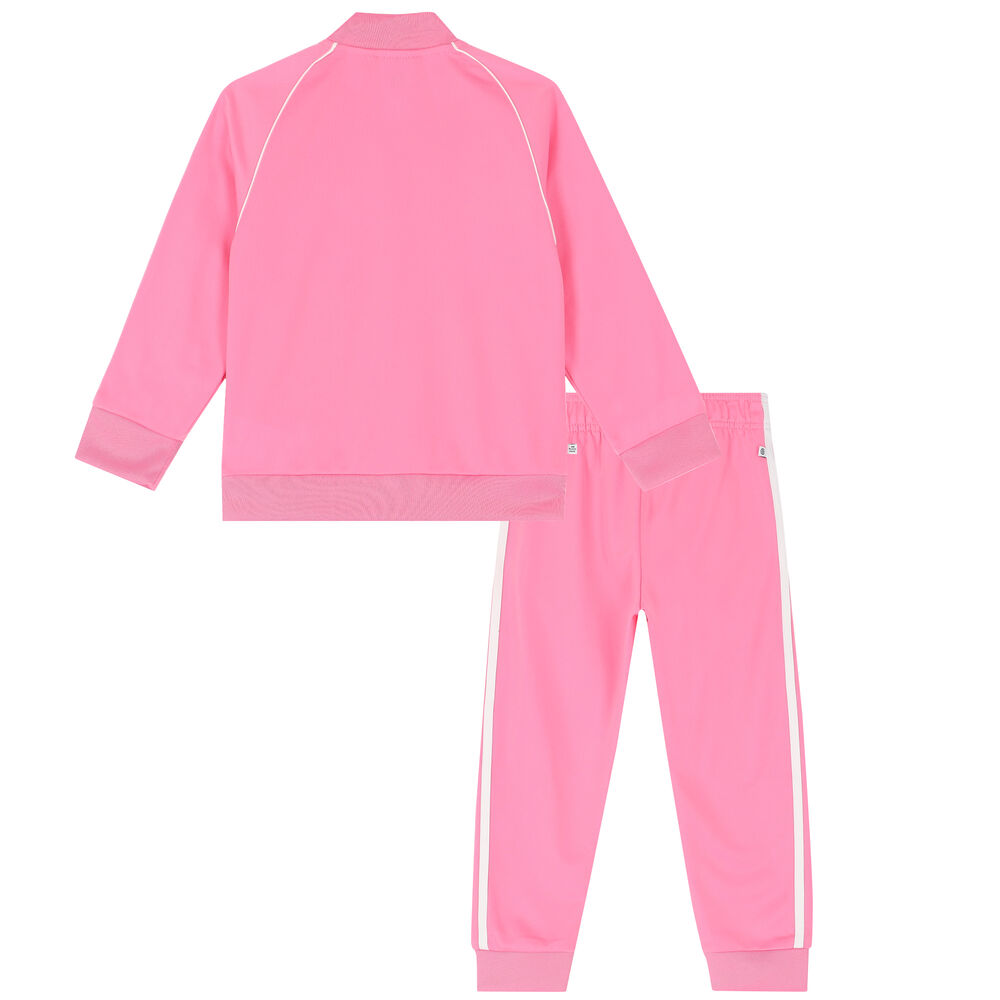toddler pink adidas tracksuit