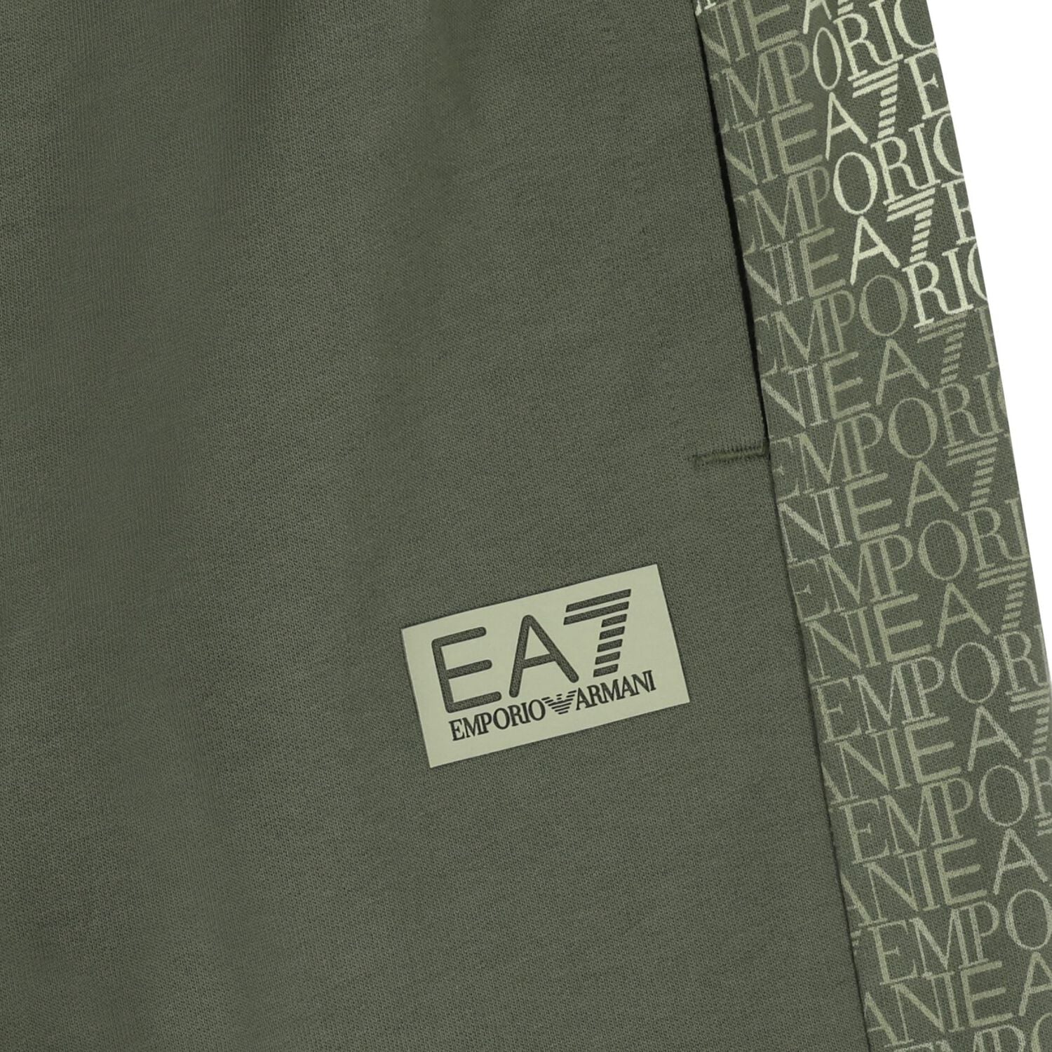 Boys Green Logo Joggers, 1, hi-res