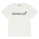 Boys Ivory Logo T-Shirt, 2, hi-res