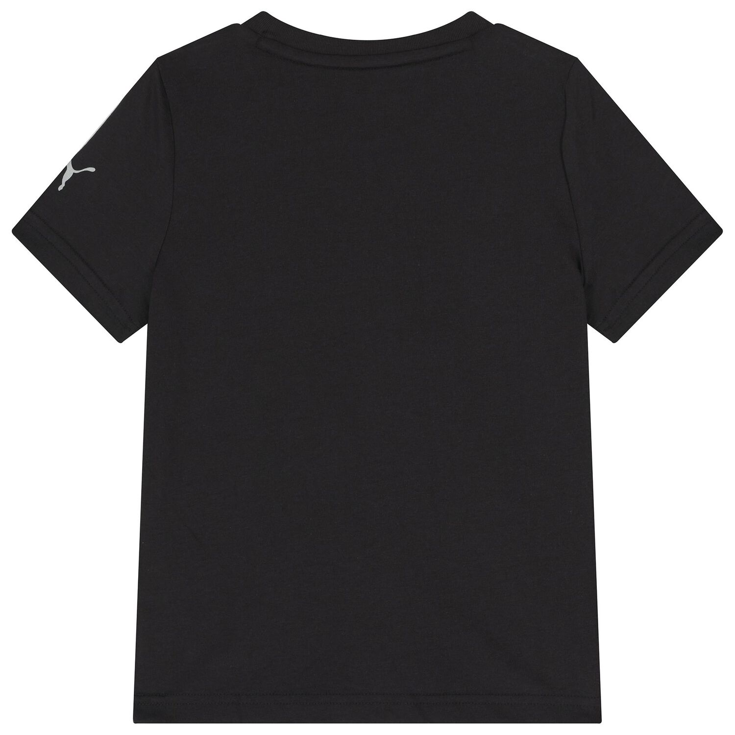 Boys Black Logo T-Shirt, 1, hi-res