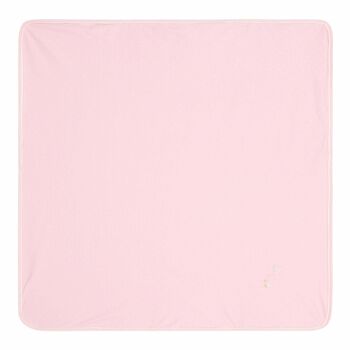 Baby Girls Pink Polka Dot Blanket