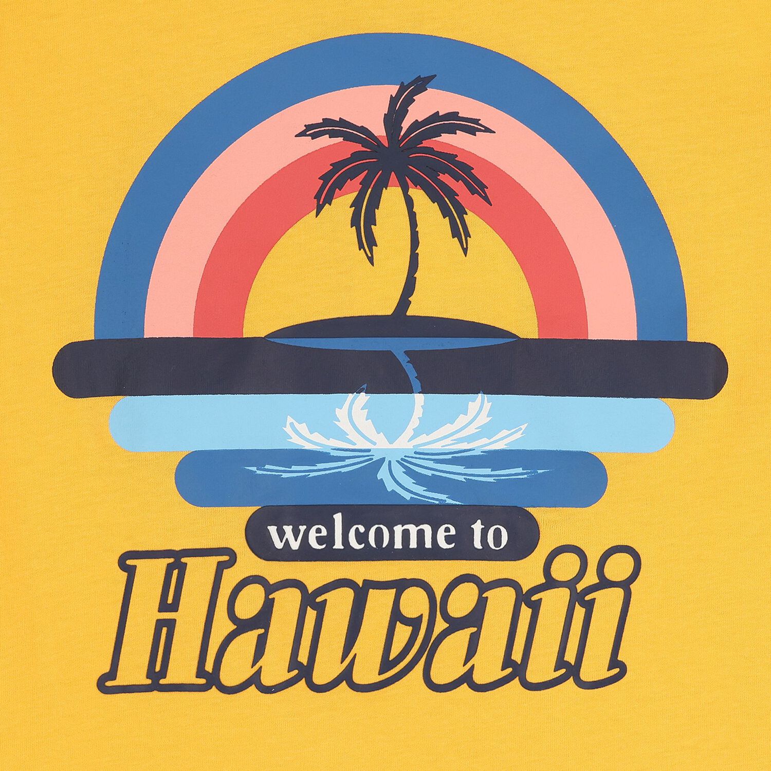 Boys Yellow & Navy Blue Shorts Set, 1, hi-res