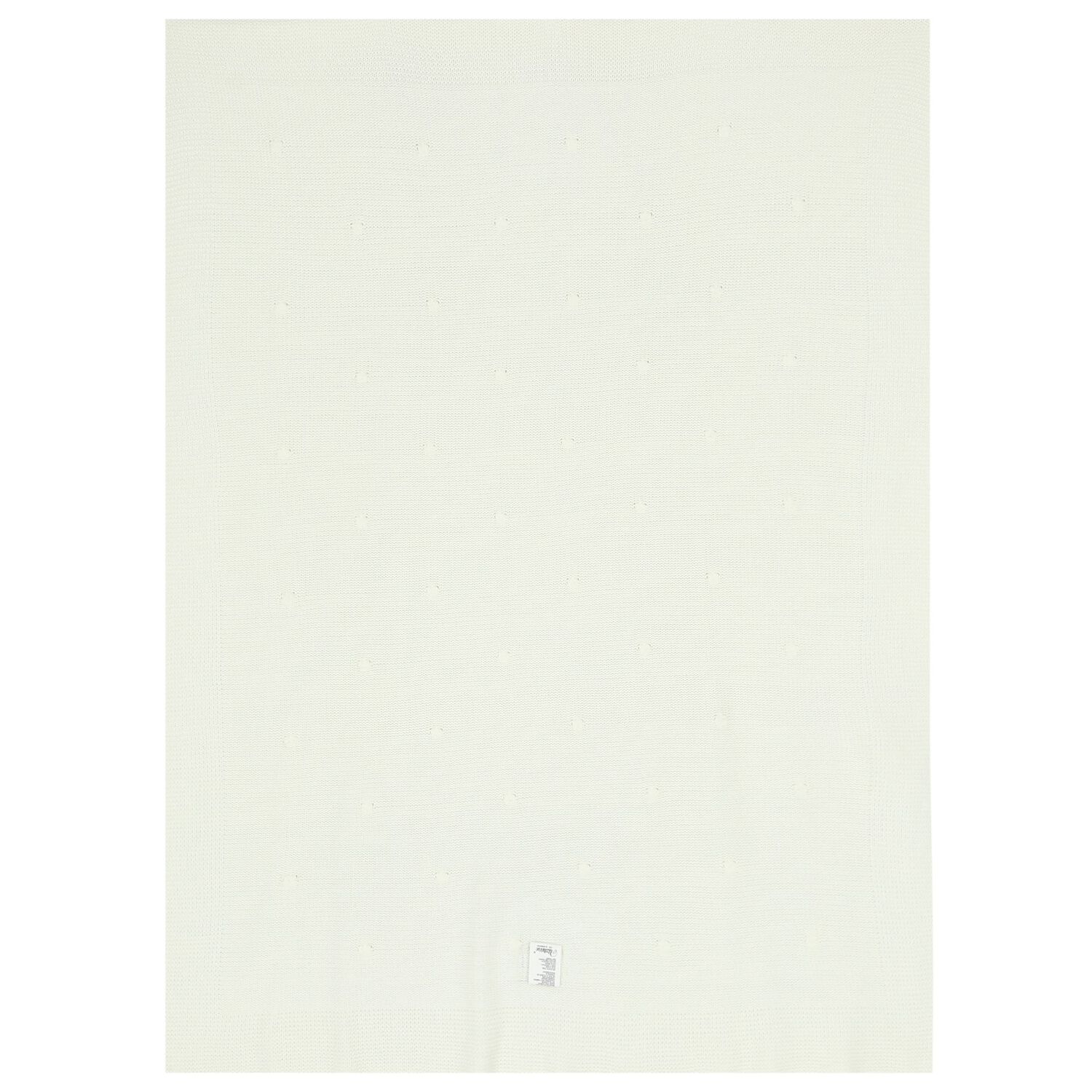 بطانية محبوكة باللون العاجى, 1, hi-res