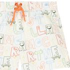 Younger Boys Ivory Logo Swim Shorts, 1, hi-res