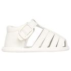 Baby Boys White Sandals, 3, hi-res