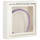 Girls Purple Bow Headband, 2, hi-res