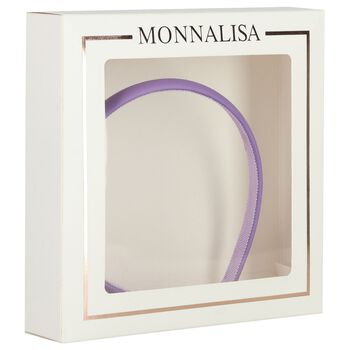 Girls Purple Bow Headband