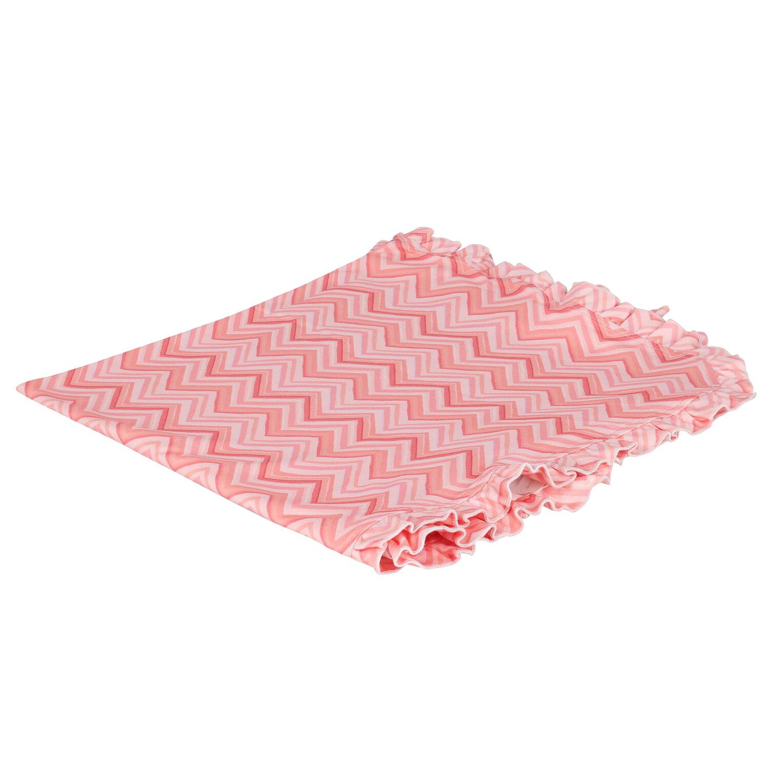 Baby Girls Pink Zig Zag Blanket, 2, hi-res image number null