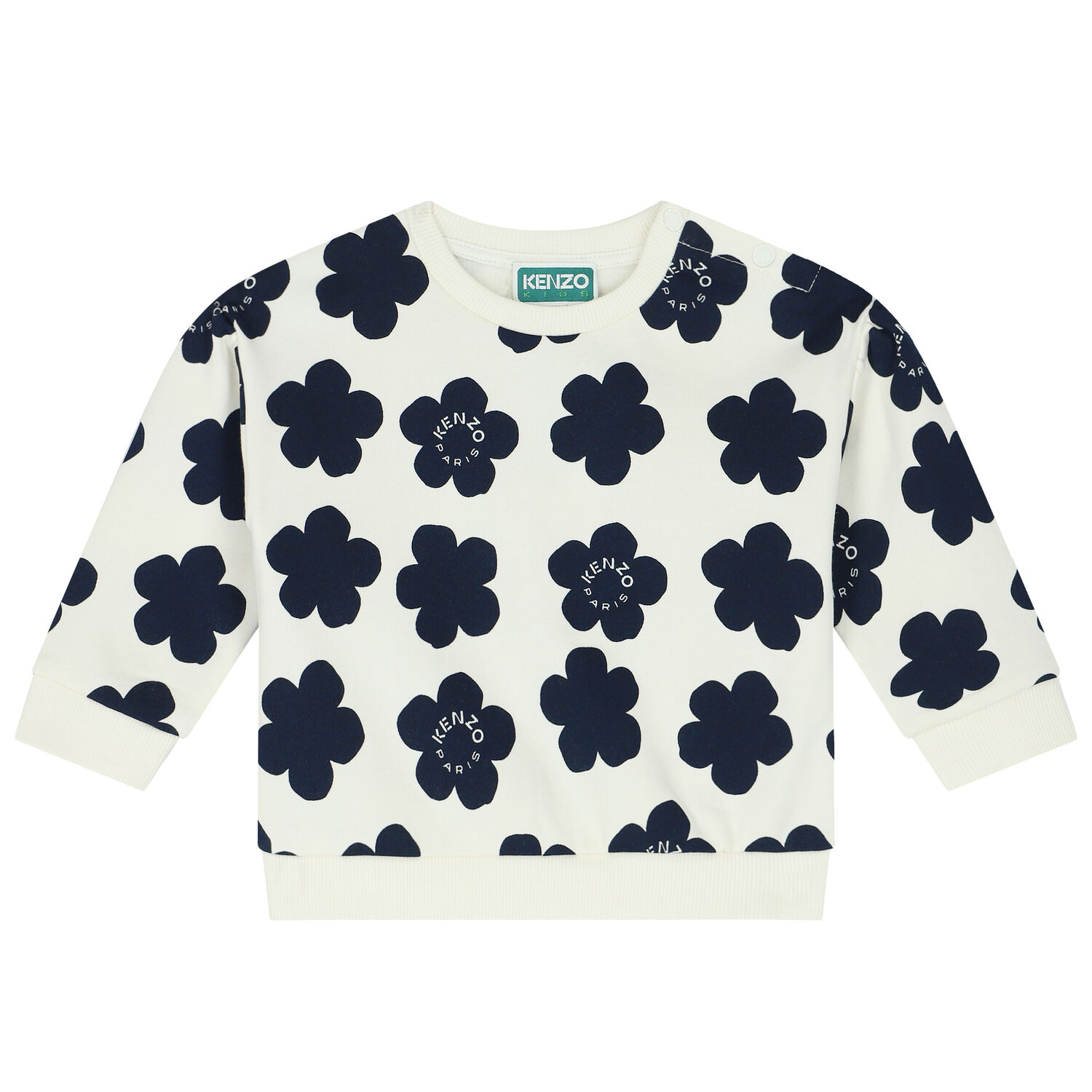 KENZO KIDS Younger Girls Ivory Boke Flower Sweatshirt | Junior 