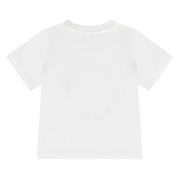 Younger Boys Ivory Logo T-Shirt